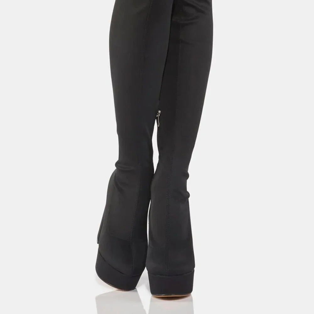 AZALEA WANG NOTHIN BASIC BOUT THIS OVER THE TOP  Thigh High  ( BRAND NEW !!! )